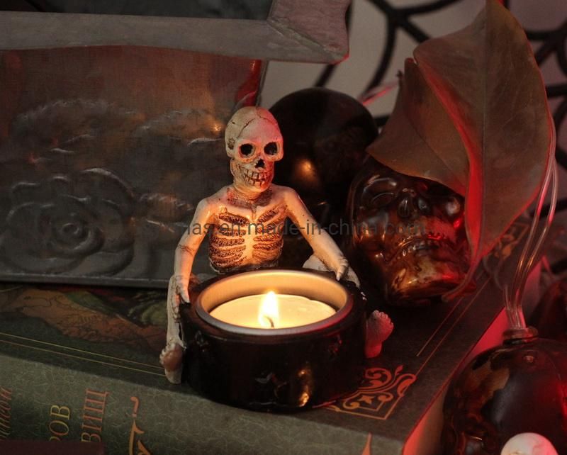 Halloween Party Supplies Horror Skull Candle Holder