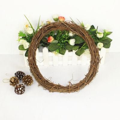 Rattan Decoration Decorative Wreath Shopping Mall Wholesale Hot Sale Exquisite 2.7m Material Red Berry Luxury Christmas Garland