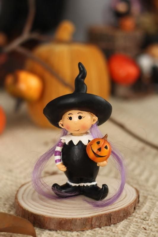 Halloween Decoration Party Accessories Girl Witch Halloween Girl Witch Table Decoration Halloween Decor
