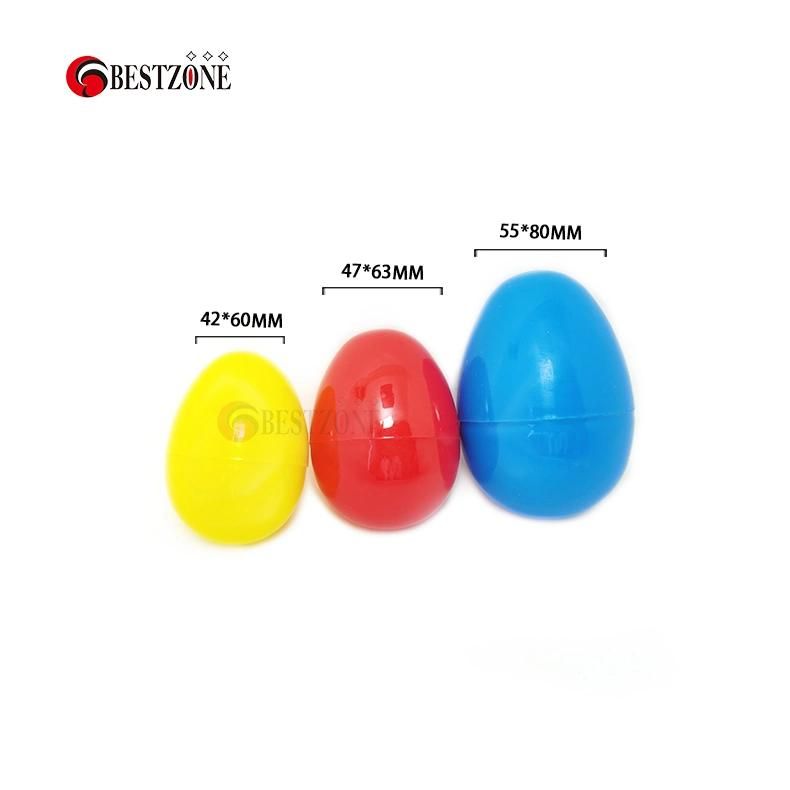 Solid Colorful Plastic Easter Eggs Capsules for Easter Gifts & Crafts