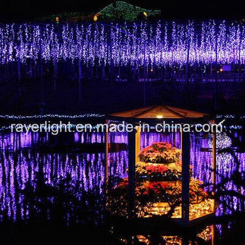 LED Flower Lights Purple Wisteria Lighting Garden Flower Light LED Curtain Light