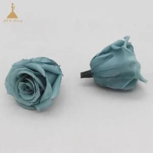 2018 New Haze Blue Preserved Longlasting Rose Flowers for Christmas &amp; Gift