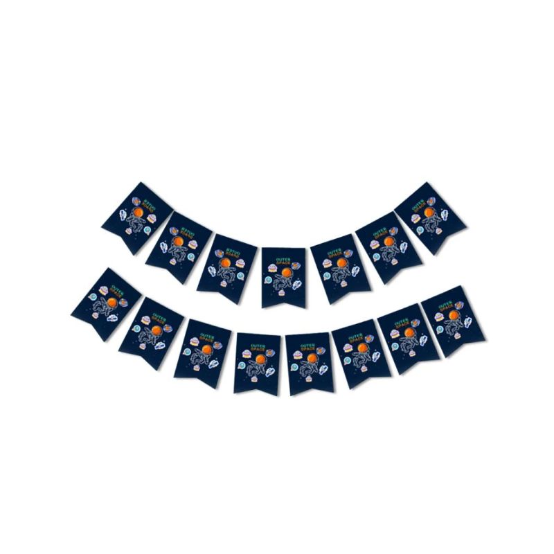 Outer Space Happy Birthday Party Decoration Set