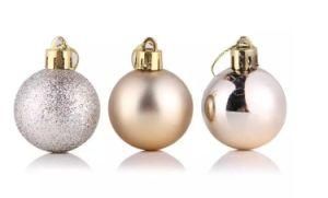 Shatterproof Plastic Christmas Ball Ornaments Hanging Holiday Pendant Xmas Decoration