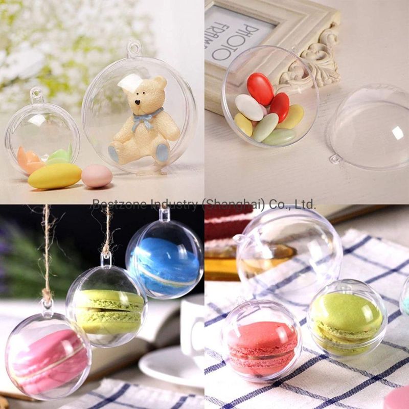 Clear Plastic Christmas Balls (hanging-60)