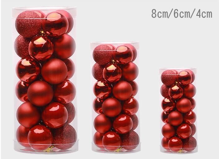 High Quality Plastic Hanging Decoration Christmas Ball