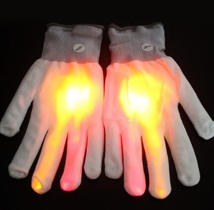 Party Promotional Colorful Flashing LED Gloves