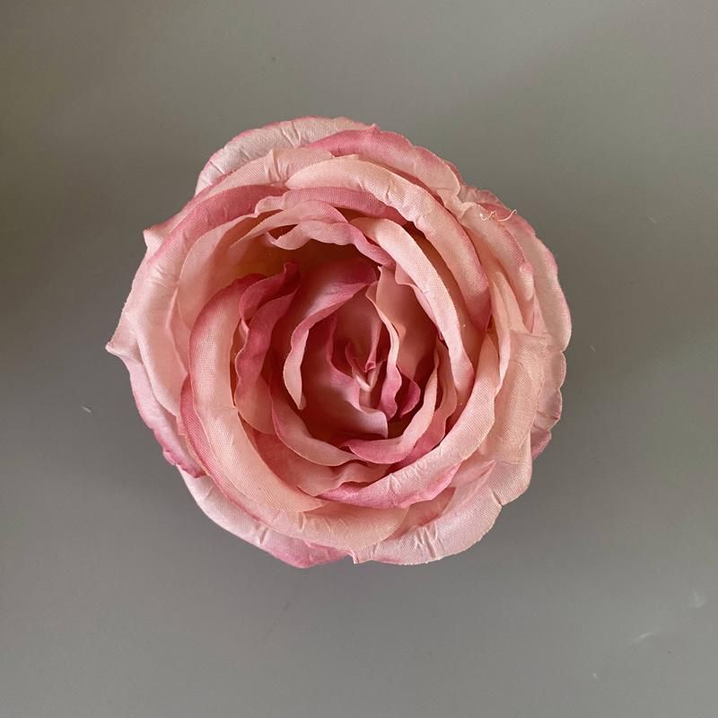 Wholesale High Quality Rose Flower Heads Silk Flower Wall Panel Flower Heads