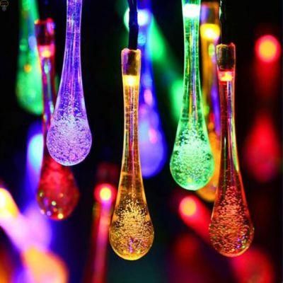 Water Droplets String Lights Raindrop Fairy Rope Lights Home Decoration