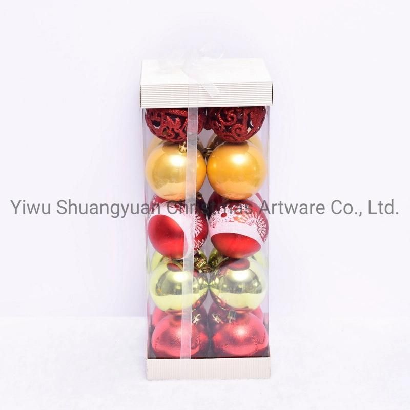 New Design Christmas Ball for Holiday Wedding Party Decoration Supplies Hook Ornament Craft Gifts