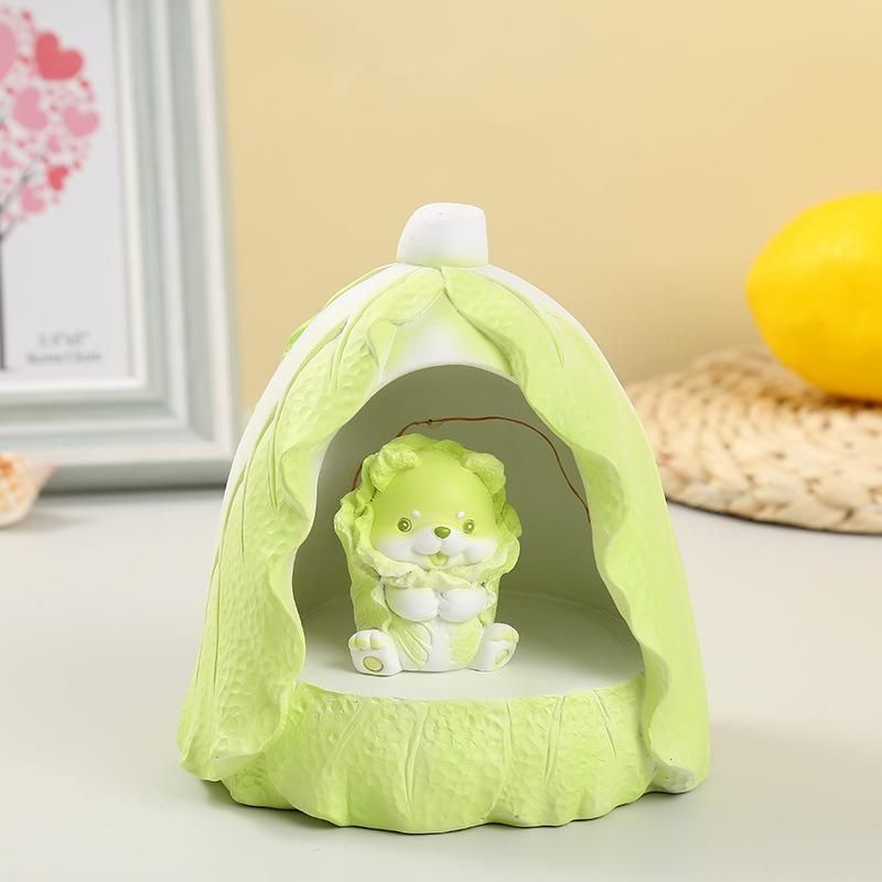 Cute Vegetable Dog Birthday Gift Toy Hot Selling Resin Ornament