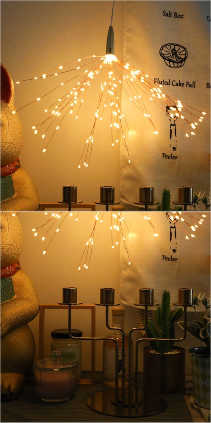 LED String Lights Fairy String Lights Fireworks Explosion Lamp