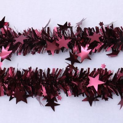 Christmas Metal Tinsel Christmas Tinsel Icicles Black Tinsel Garland