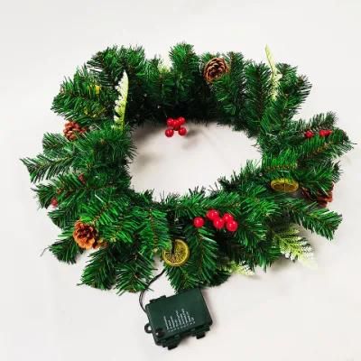 OEM Hot Sale Christmas Wreath and Garland for Christmas Decoration