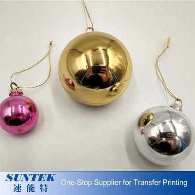 Christmas Ball Plastic Ornament for Sublimation