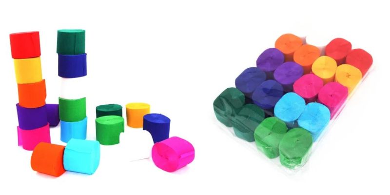 100% Biodegradable Eco-Friendly Colorful Rectangle Shape Paper Tissue Confetti for Confetti Cannon Poppers