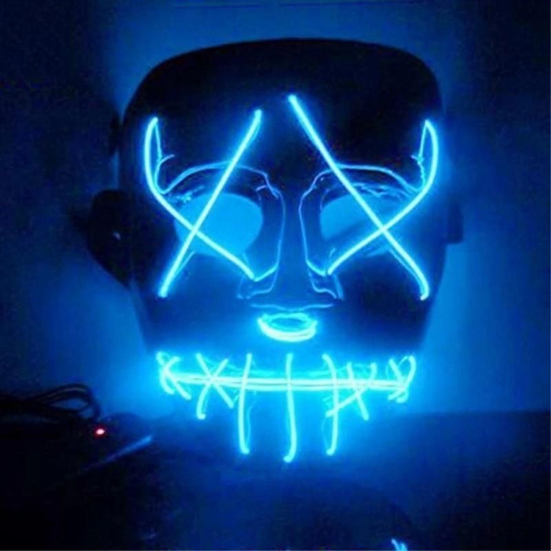 Party Supplies Festival Cosplay LED Halloween Mask Party LED Masks