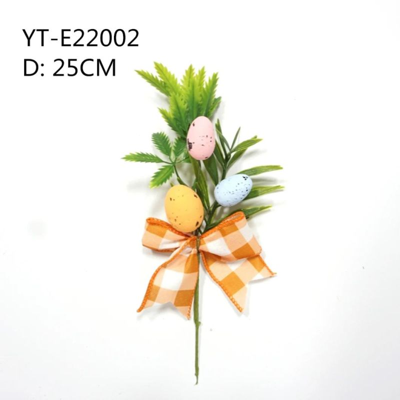 Yt-E22002 Easter Picks for Home Decoration Easter Wreath Materials