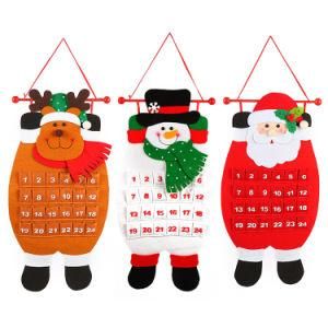 DIY Home Office Indoor Ornaments Decoration Children Kids Gifts Felt Christmas Calendar