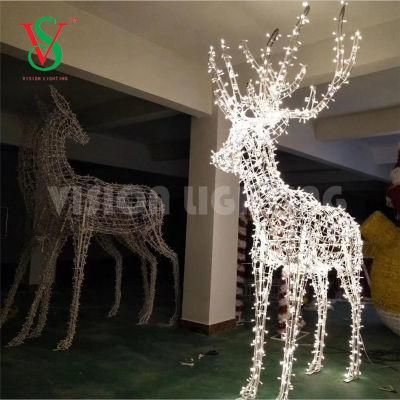 Large Animal LED Reindeer Lights for Outdoor Christmas Decorations