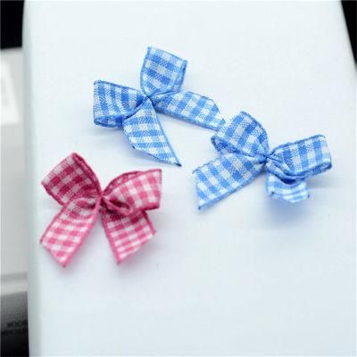 Wholesale Hair Accessories Ribbon Bow Manufacture in China Gift Decoration Packaging Tie Flower with Elastic