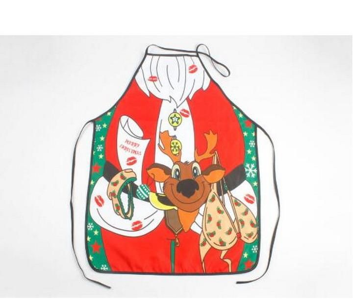 New Style Cartoon Sexy Lady Christmas Apron