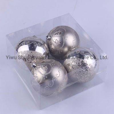 Hand Painted Plastic Ball Christmas Ornaments Ball