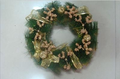 2020 Golden Christmas Tree Wreath