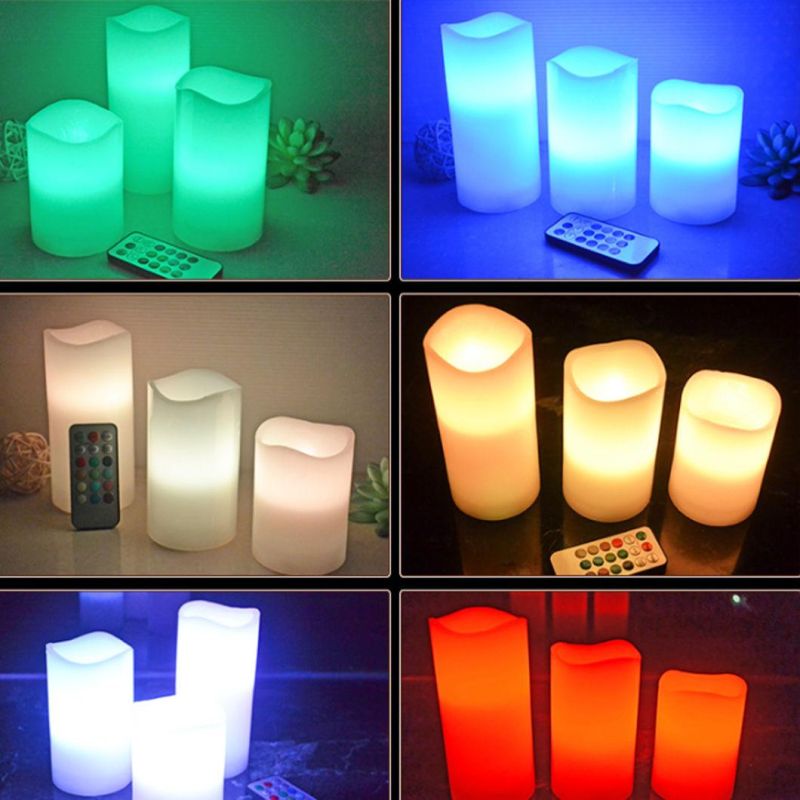 LED Colorchanging Candle Room Decoration Room Candle Light