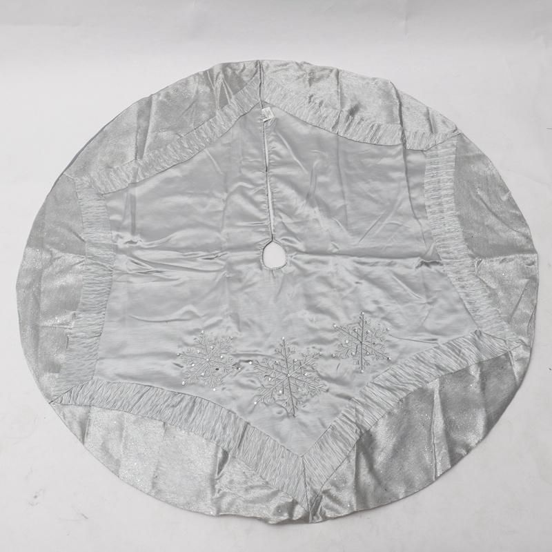 Factort Direct Sale Luxury Style Europe Market 120cm High Quality Christmas Tree Skirt