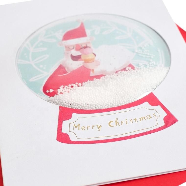 New Christmas Santa Claus Greeting Card