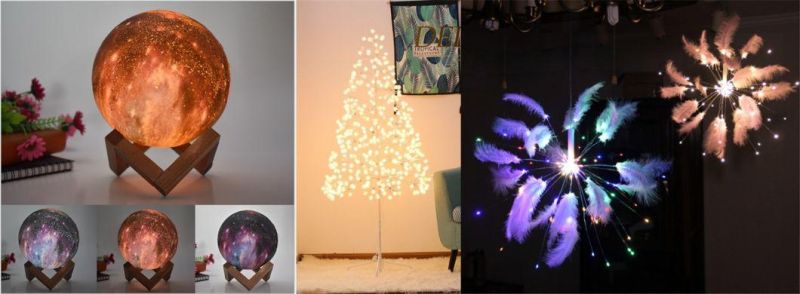 Penguin Family Acrylic Christmas Decoration Light with LED