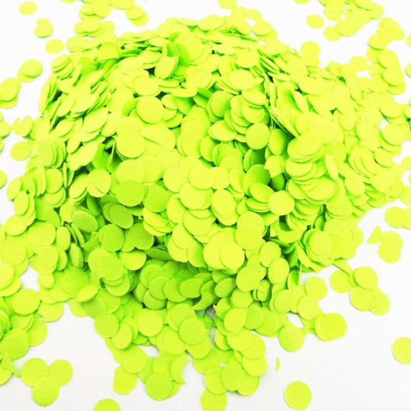 1cm Round Shape Pure Color Paper Confetti for Decoration Confetti Balloon and Party