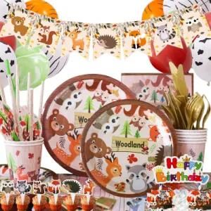 Forest Animal Theme Party Supplies Forest Animals Woodland Zoo Party Decorations