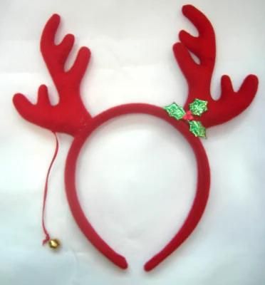 2020 Red Reindeer Christmas Headband