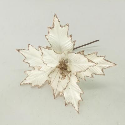 Xmas Tree Decoration Christmas Flowers for Party Decor