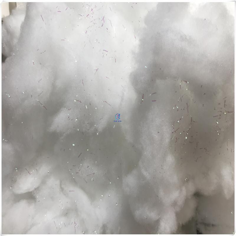 Snow Fluff with Iridescent Glitter for Christmas Decoration