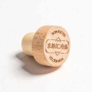 Wooden Cap Synthetic Cork Bottle Stopper Tbw19.7-31.3-20.8-12.8 High End Customized Design