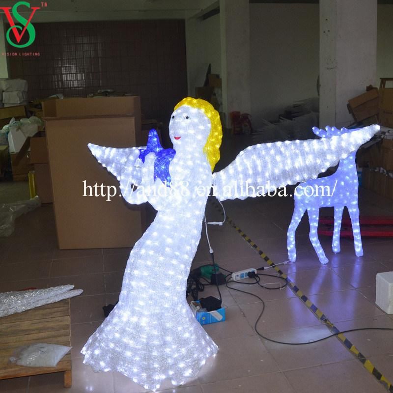 LED Holiday Decoration Light Angel