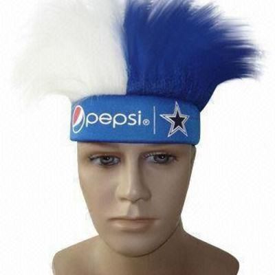 Wig Headband Foortball Fans of Crazy Hair Spirit Hair