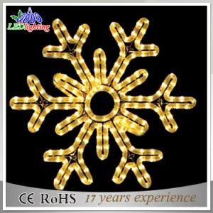 2017 White Color Christmas Decoration LED Snowflakes Motif Light