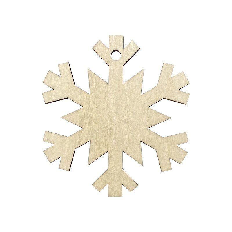 Cool and Fashion 2021 Christmas Tree Sublimation Blanks Decoration (MDF)