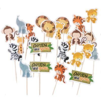 Cartoon Animals Cake Topper Cake Topper Picks