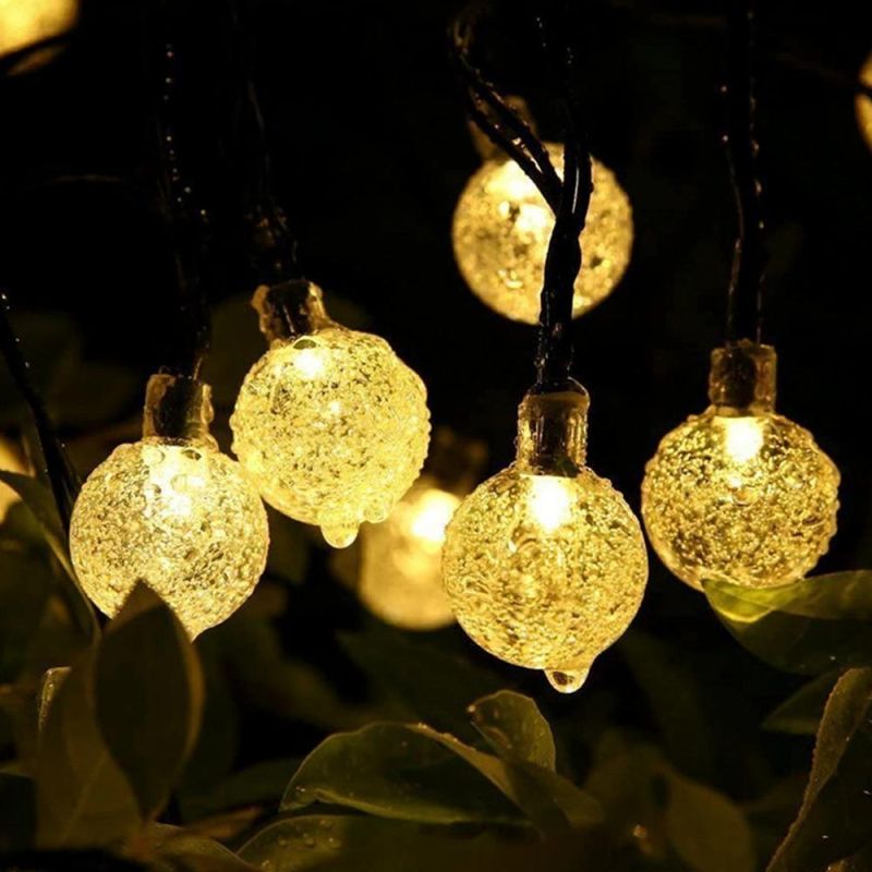 High Quality Popular Factory Direct Sale Best Christmas Yard Decoration Bauble Solar Light