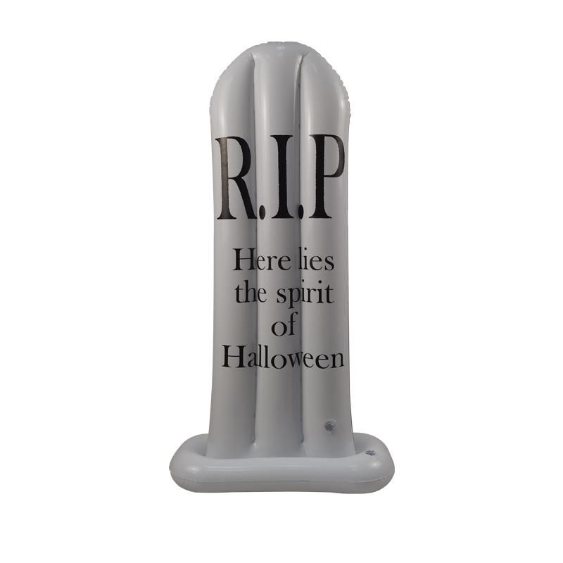 PVC Outdoor Dress up Party Play Gravestone Toys Inflatable Halloween Tombstone Cemetery Spooky Blowup Yard Decoration