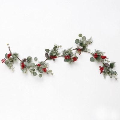 153cm Artificial Garland with Ornaments Decorate