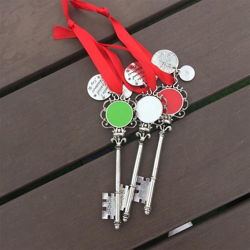 Christmas Snowflake Magic Key Wholesale Vintage Personalized Santa Key