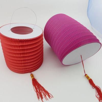 Birthday Party Decor Hanging Cylinder Accordion Paper Lantern