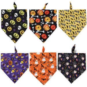 Halloween Party Cute Triangle Scarf Bandana Dog Bibs Amazon
