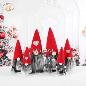 Factory Price Red Fabric Christmas Gnomes for Home Christmas Decoration